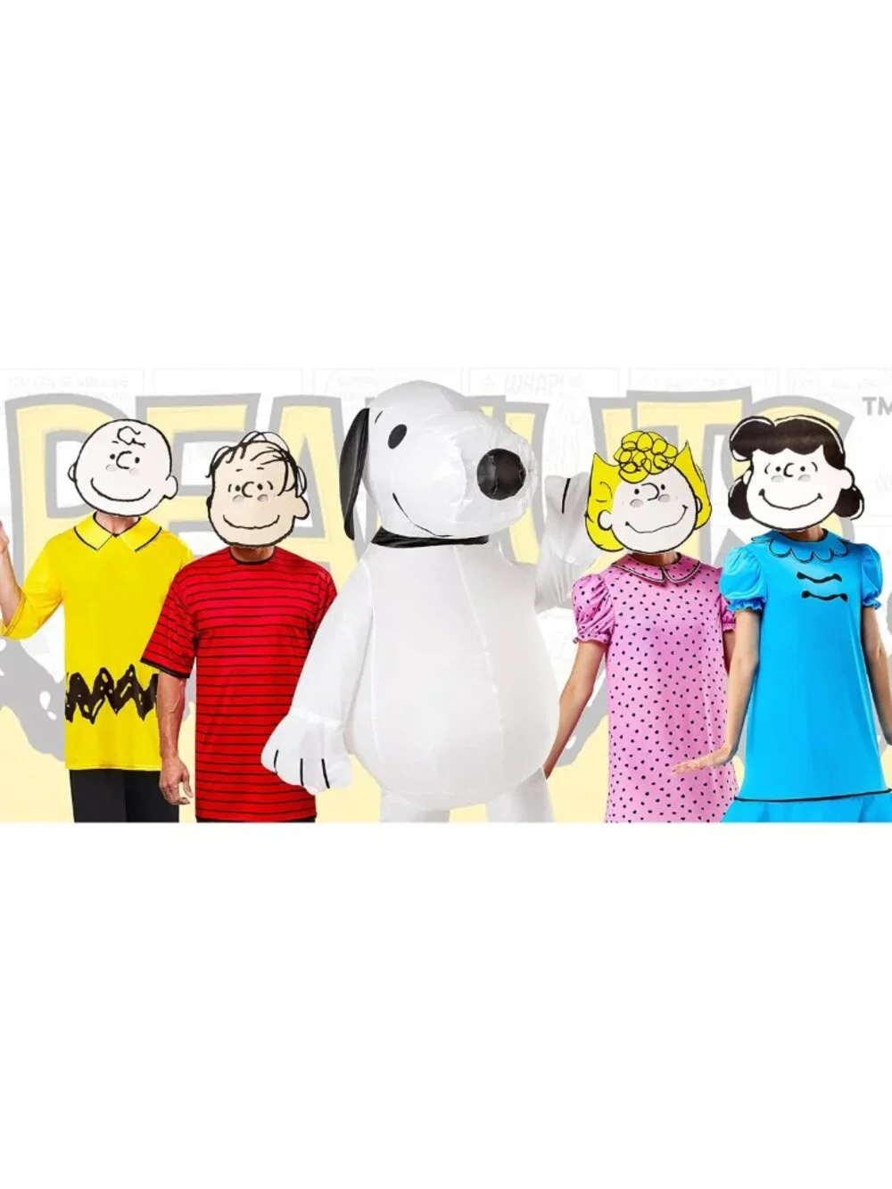 Snoopy Inflatable Costume for Adults, Unisex One Size, Fun Party Outfit
